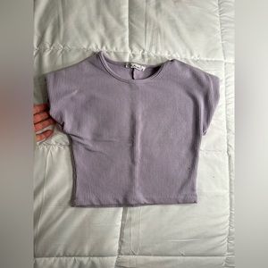 Purple croptop